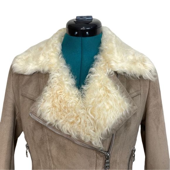 Ad Hoc 100% Wool Fleece Moto Jacket Sz XS - Picture 3 of 16